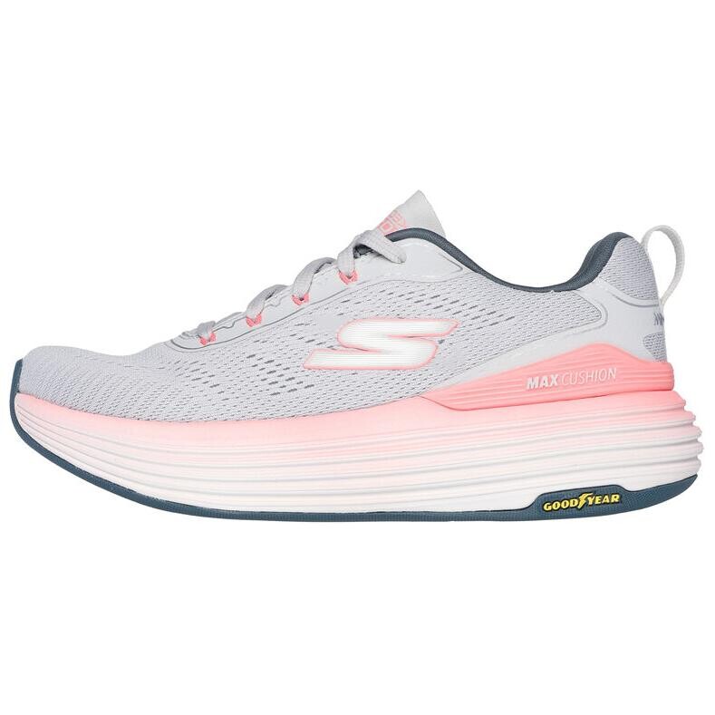 

Кроссовки женские Max Cushioning Low-top светло-серые/розовые Skechers