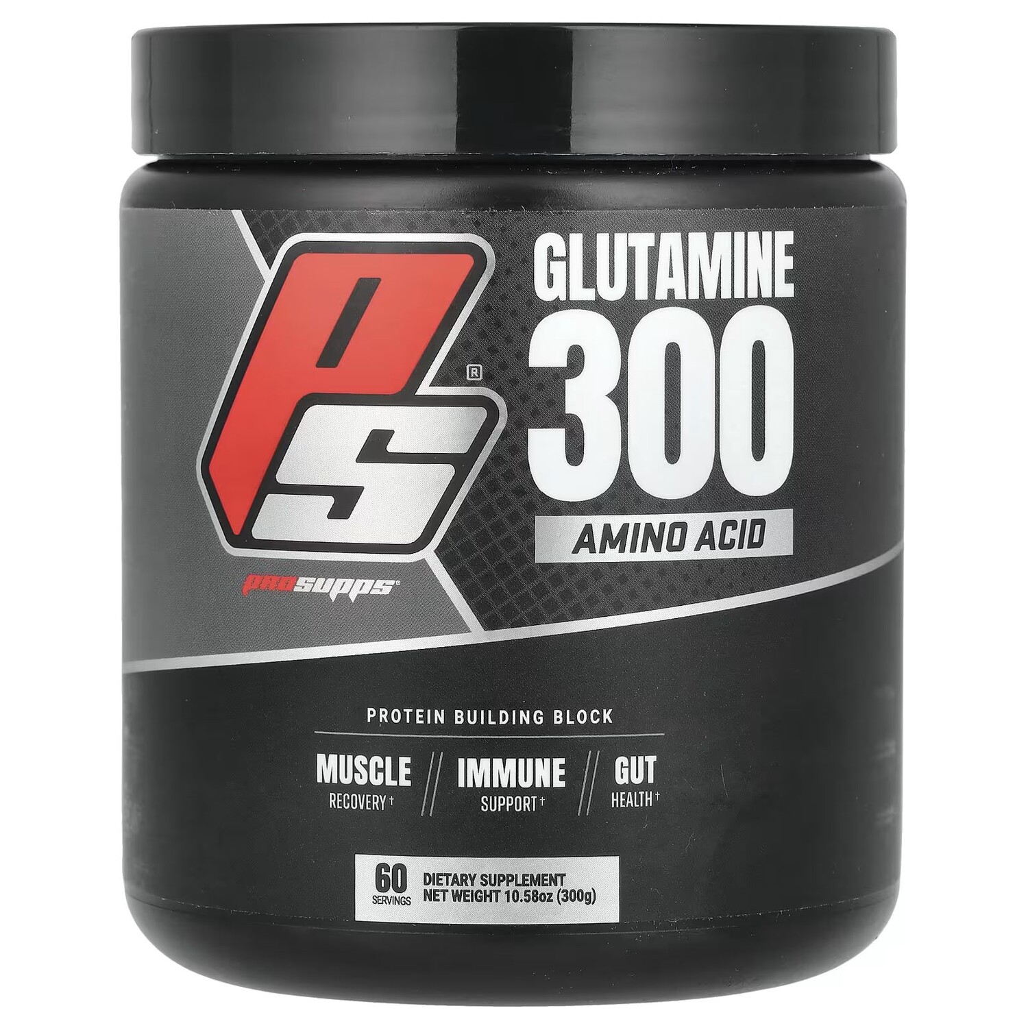 

Глютамин 300, аминокислота, 10,58 (300 г) Prosupps