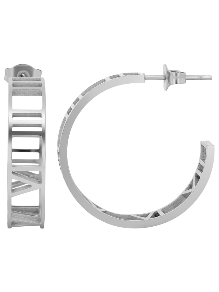 

Adeliás Женские серьги из нержавеющей стали серебристого цвета