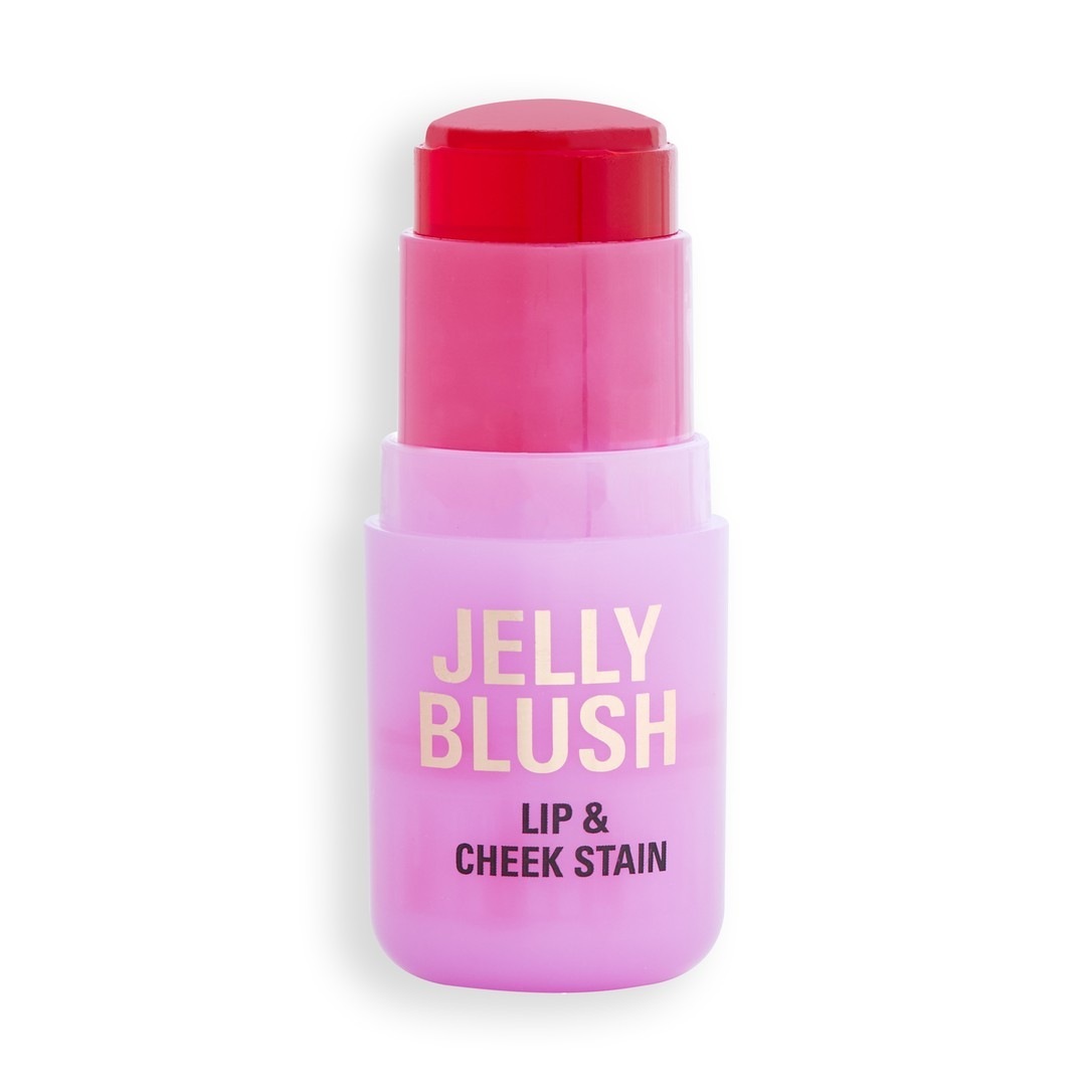 

Помада для губ jelly blush stick lip and cheek stain strawberry pink Revolution, pink, вес 5.5 гр.