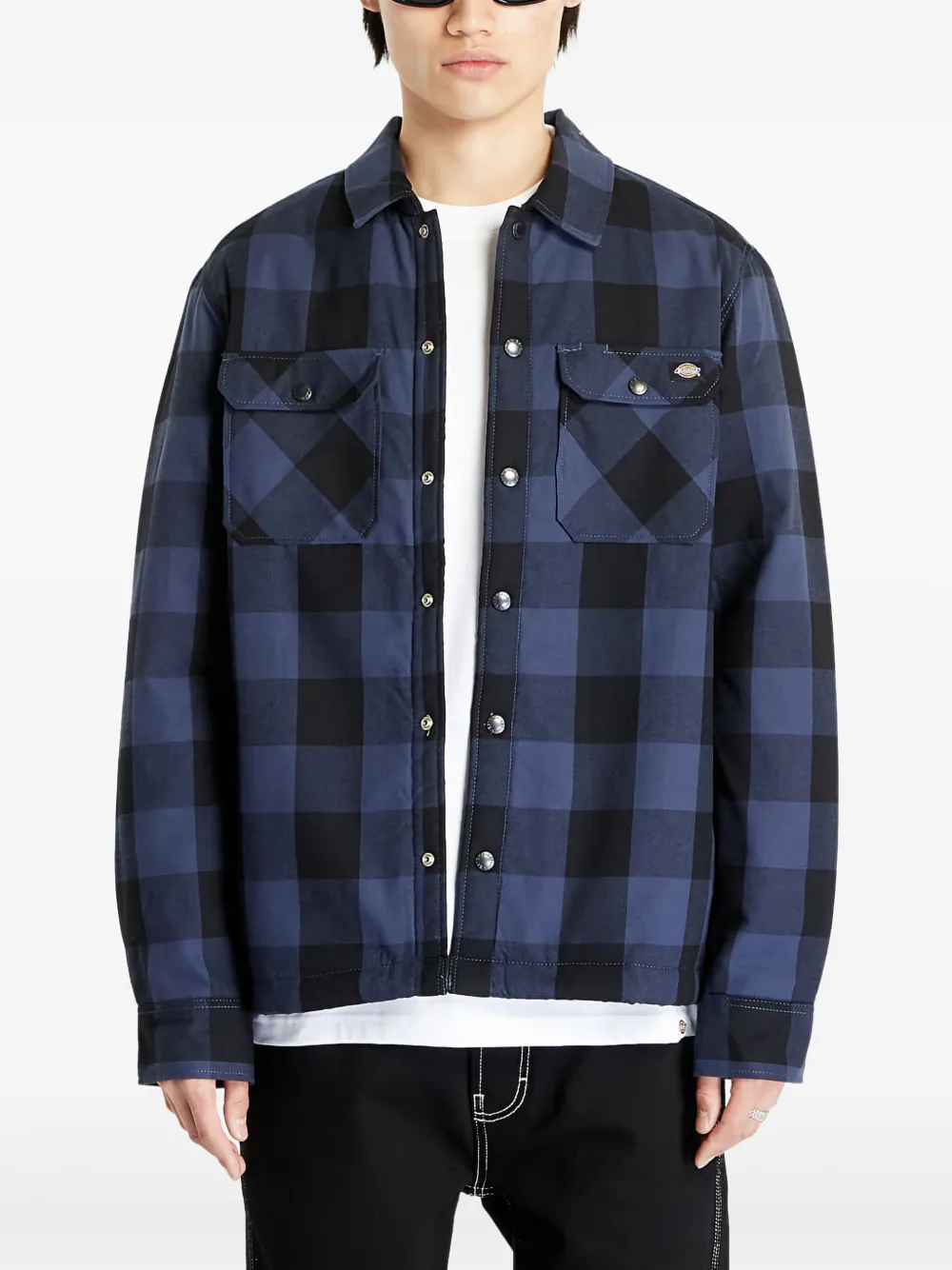 

Рубашка в клетку Dickies, синий