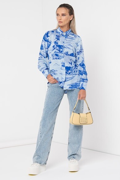 

Рубашка свободного кроя Scotch & Soda, синий