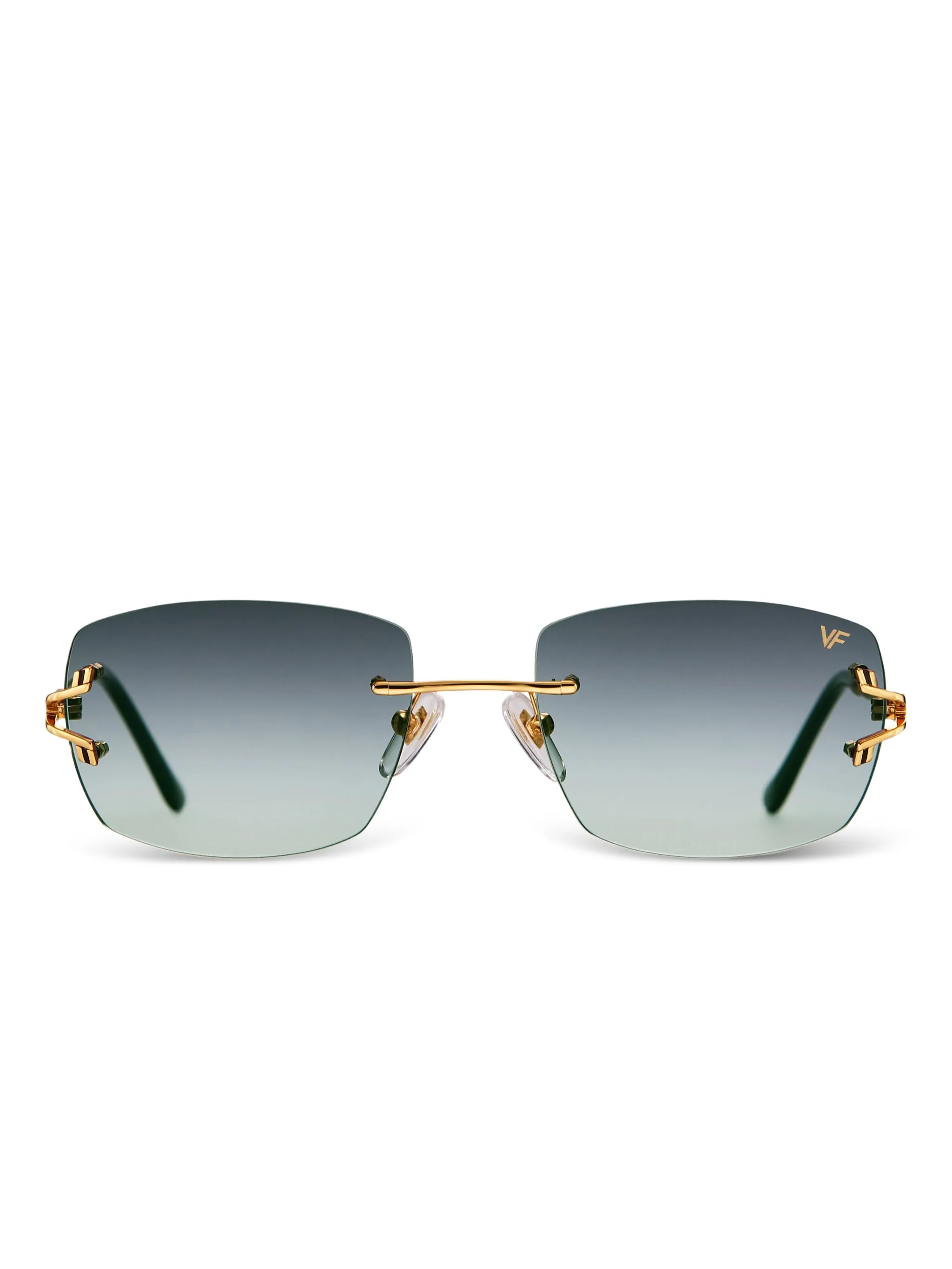

Солнцезащитные очки Bal Harbor в безободковой оправе Vintage Frames Company, золотистый