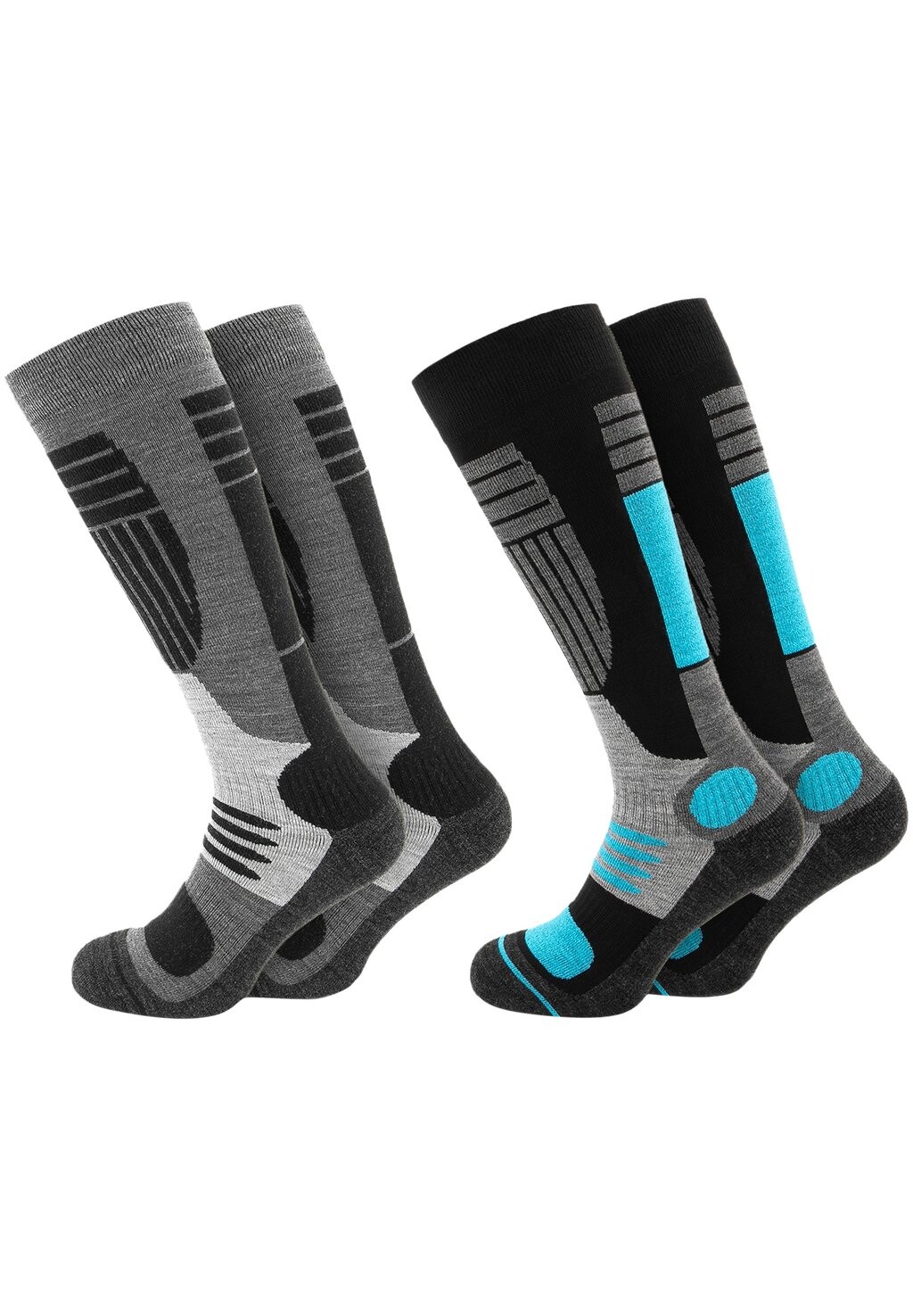 

Носки 2 PACK SKISOCKEN Occulto, цвет black turquoise
