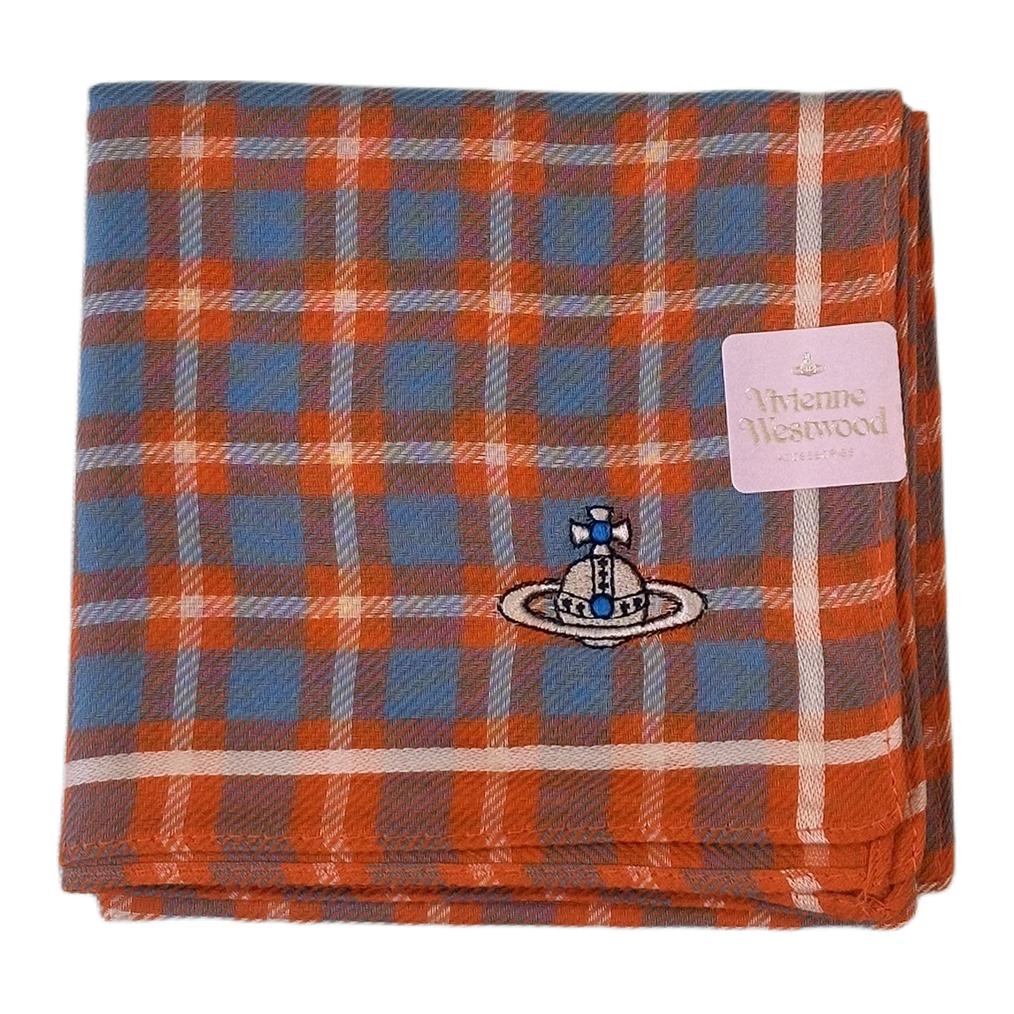 Vivienne Westwood Шелковый шарф унисекс оранжевый, Orange — фото 2