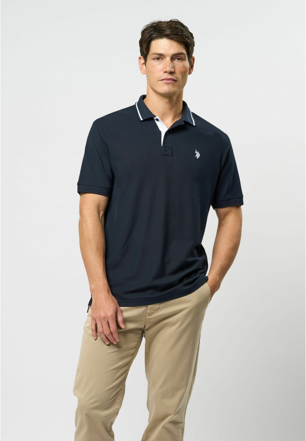 

Рубашка поло NOAH U.S. Polo Assn., темно-синий