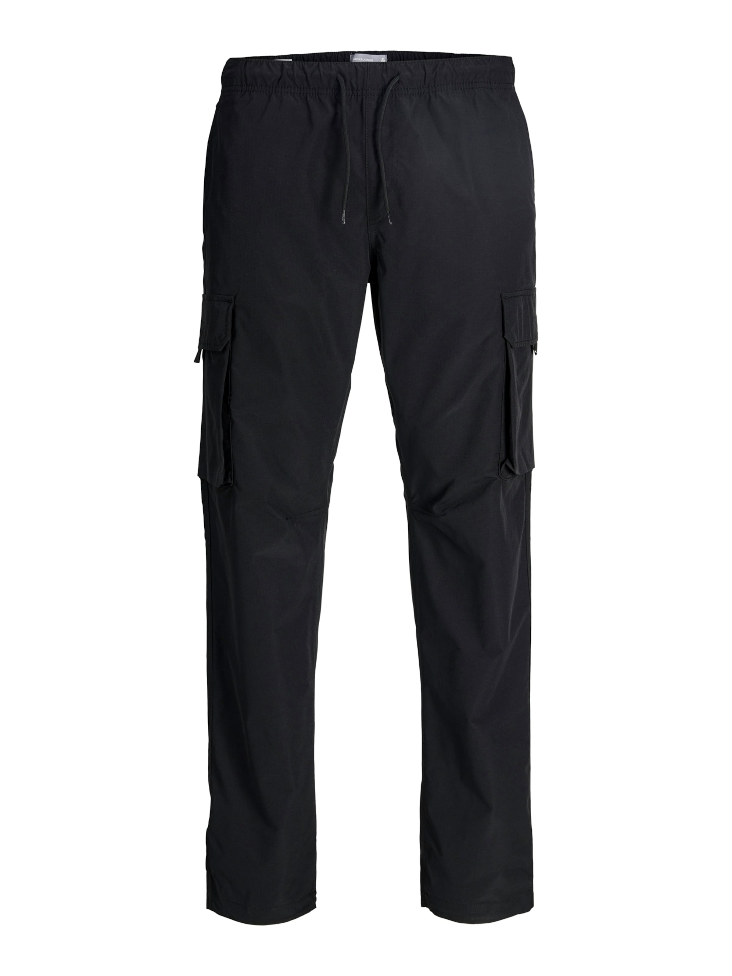 

JACK & JONES Классические карго-штаны 'JPSTKANE IVAN' черные