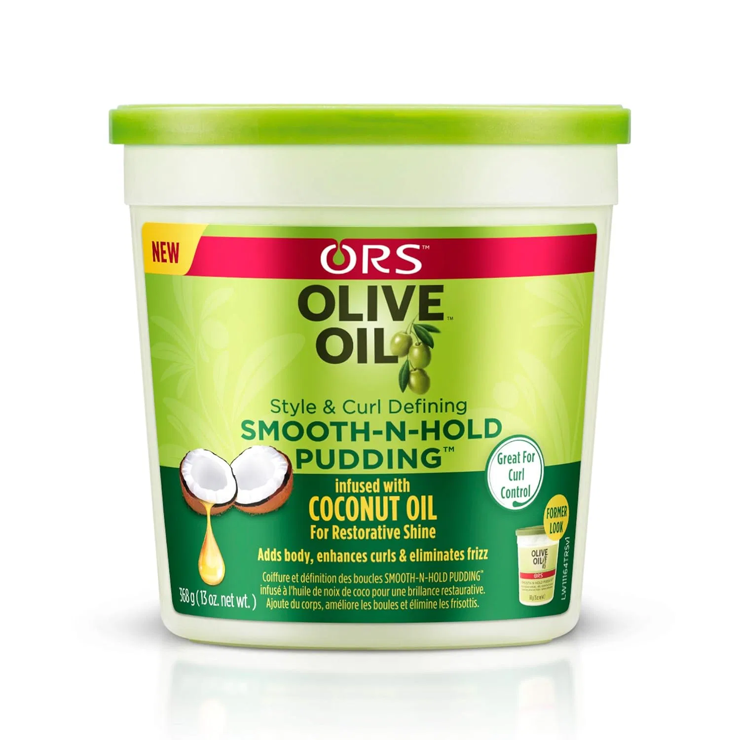 Увлажняющий гель-пудинг «Olive Oil Smooth-N-Hold Pudding» от Organic Root Stimulator, 13 унций Ors