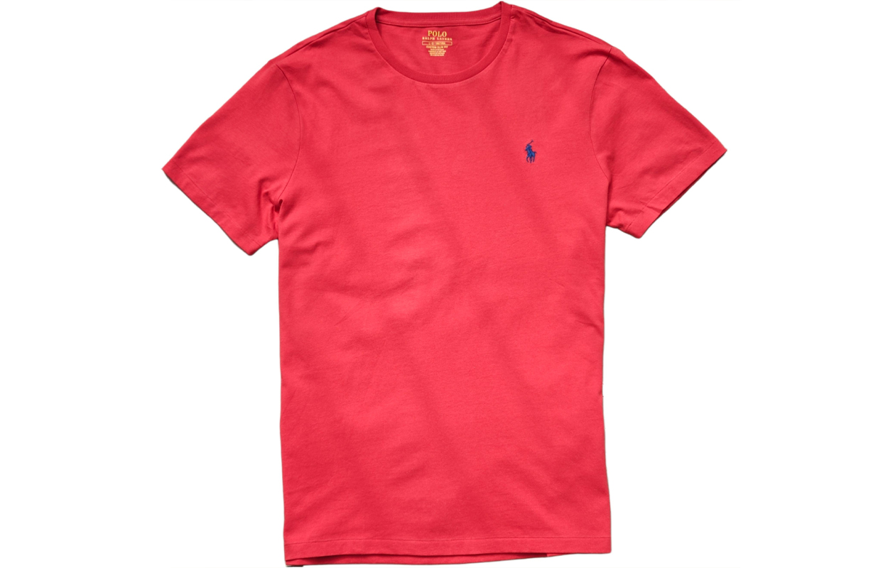 

Футболка с вышивкой Polo Pony Polo Ralph Lauren, красный