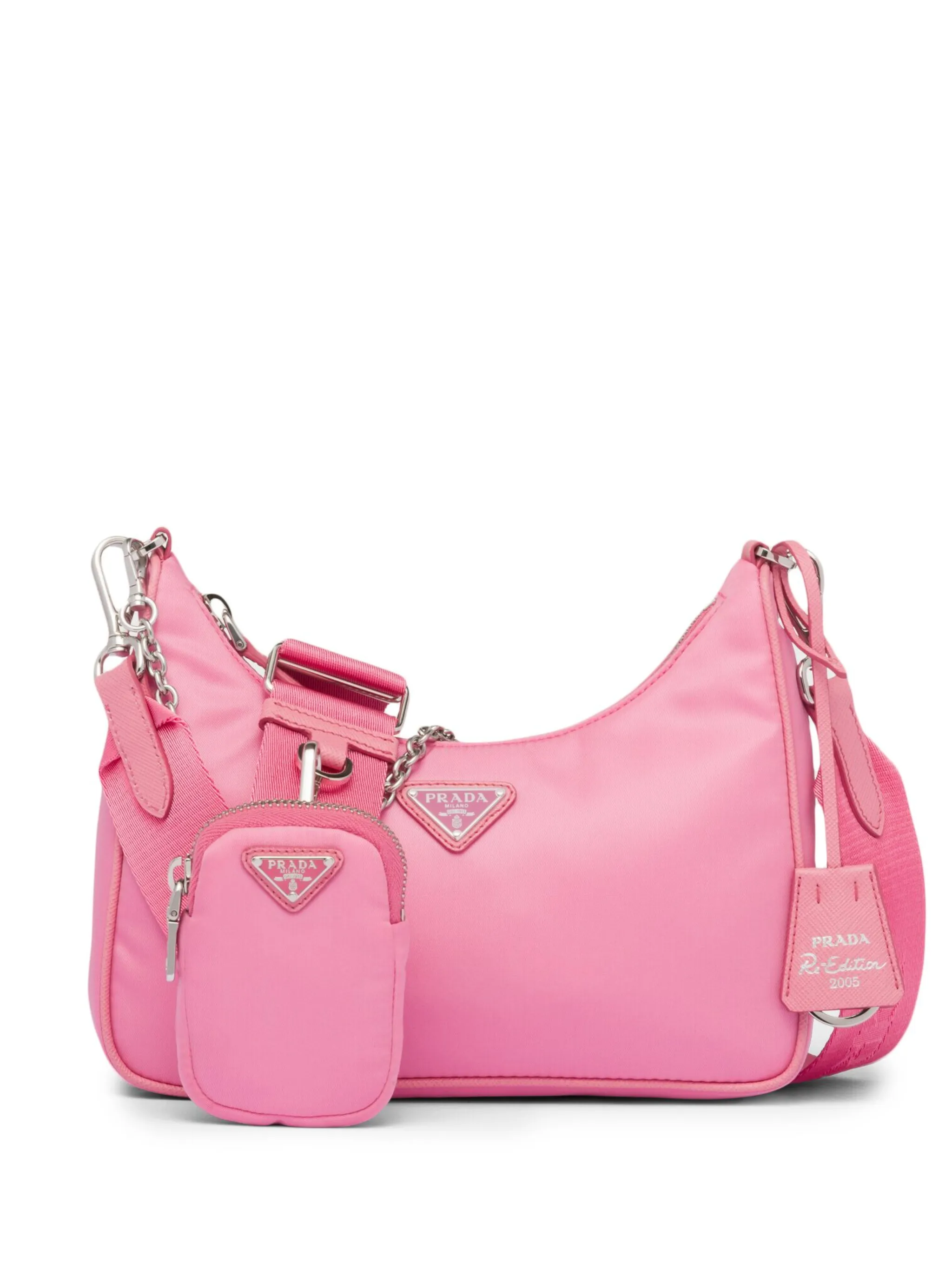 

Сумка на плечо Re-Edition Prada, розовый