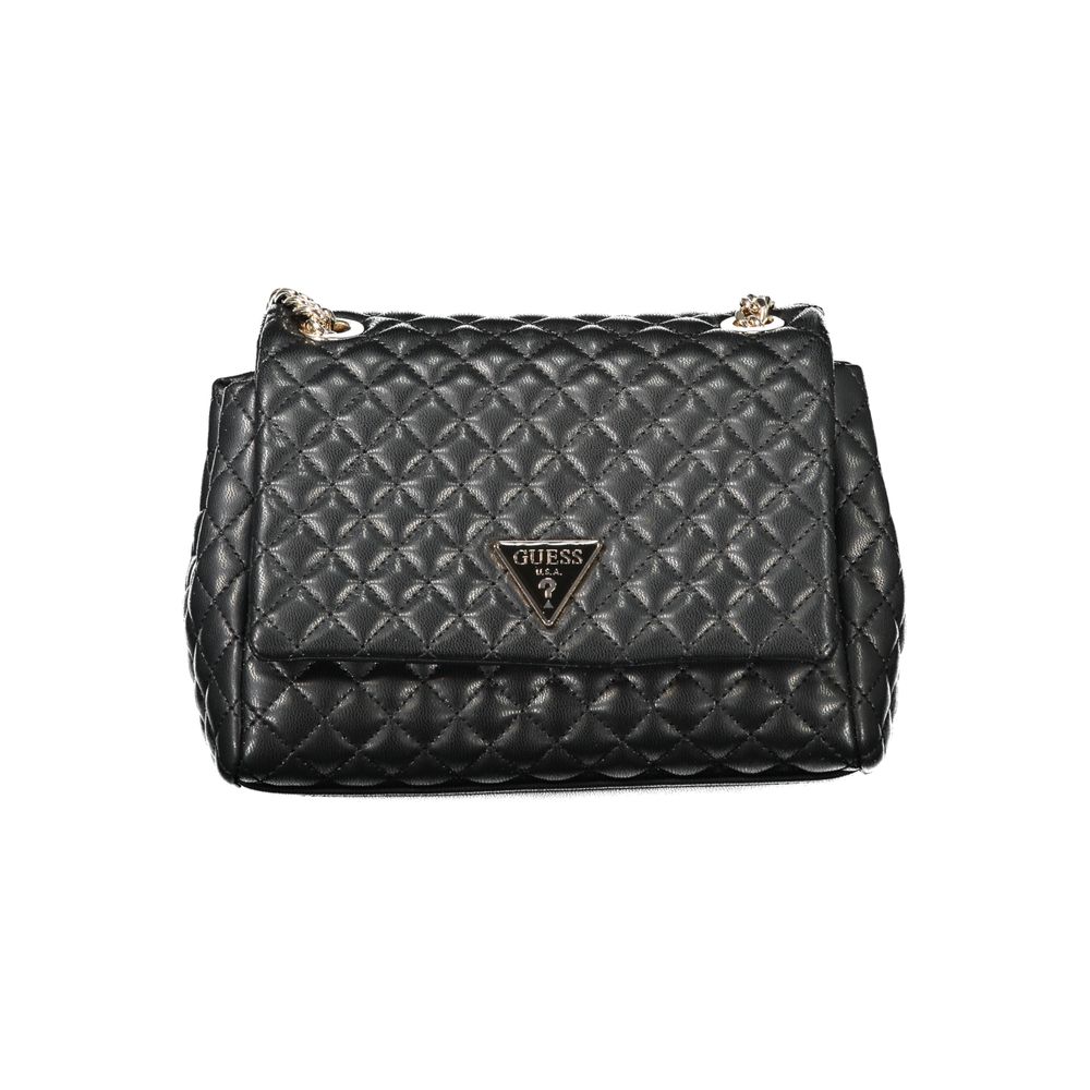 

Черная полиэтиленовая женская сумка Guess Shoes