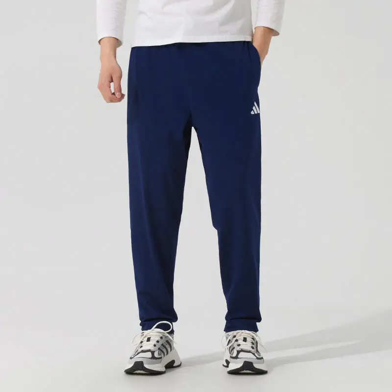 Спортивные брюки adidas Essentials Small Logo Single Jersey Pants 'Blue', синий — фото 2