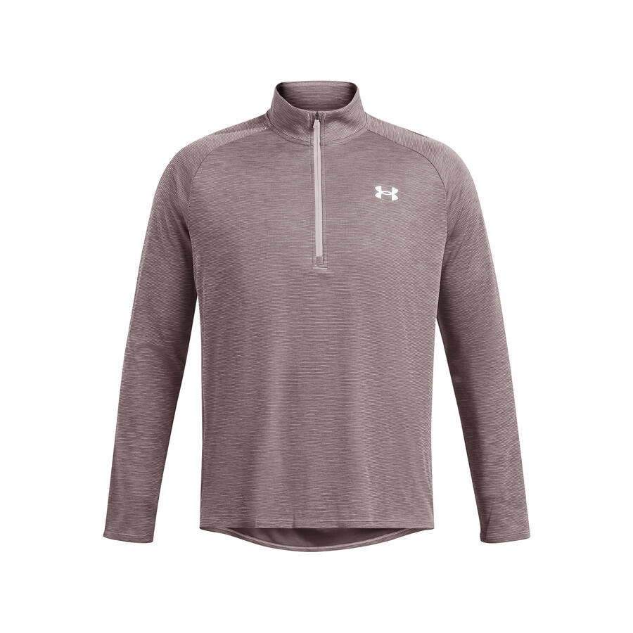 

Мужская техническая текстурированная рубашка с длинным рукавом и застежкой-молнией 1/2 от Under Armour, 1382797