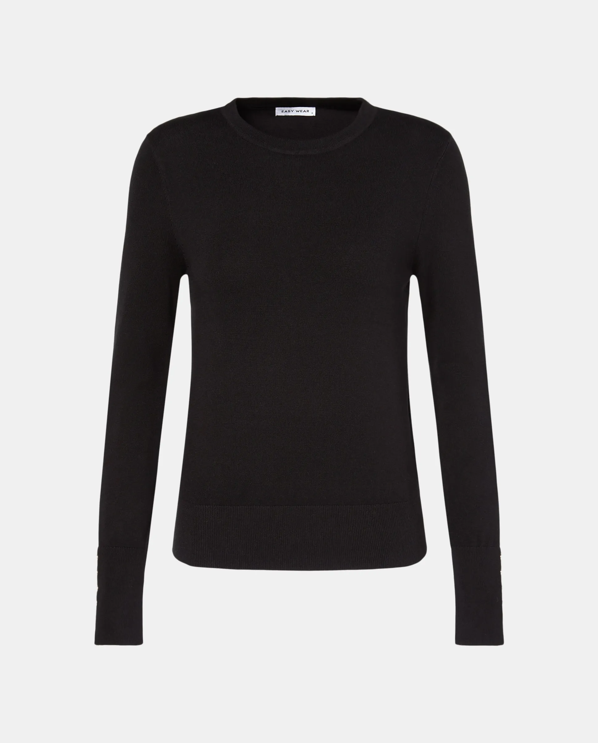 

Женская куртка с воротником из трикотажа Easy Wear, черный