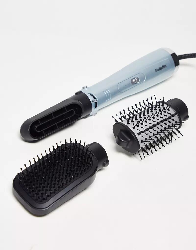 Babyliss — Hydro-Fusion 4 в 1 — расческа для сушки волос, предотвращающая вьющиеся волосы, вилка европейского стандарта — фото 2