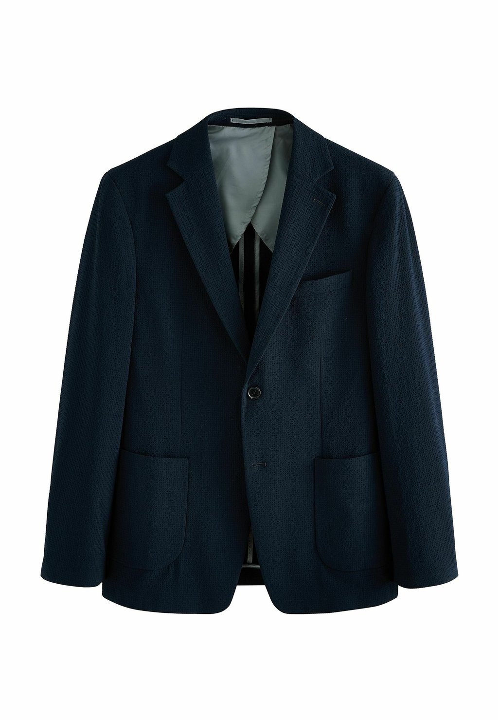 

Пиджак-блейзер REGULAR FIT -SEERSUCKER TEXTURE - Suit jacket Next, синий