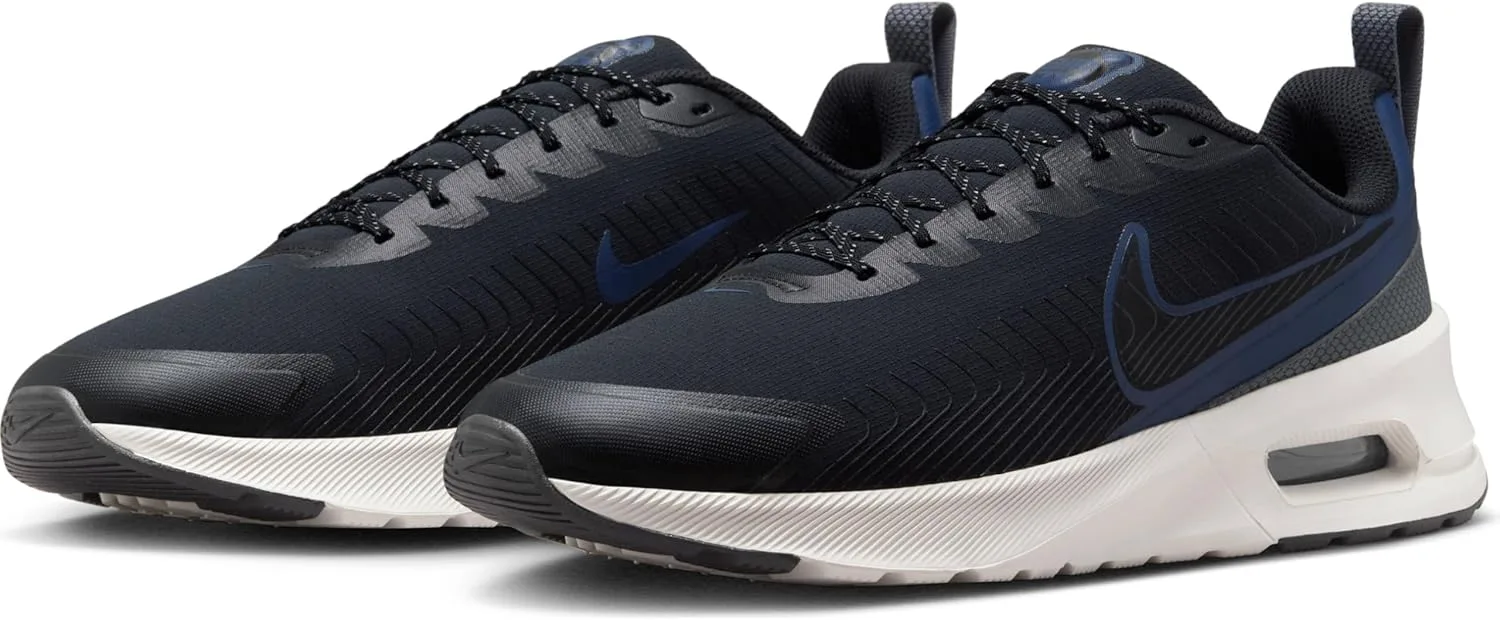 Мужские зимние кроссовки Nike Air Max Nuaxis, черный/темно-синий — фото 2