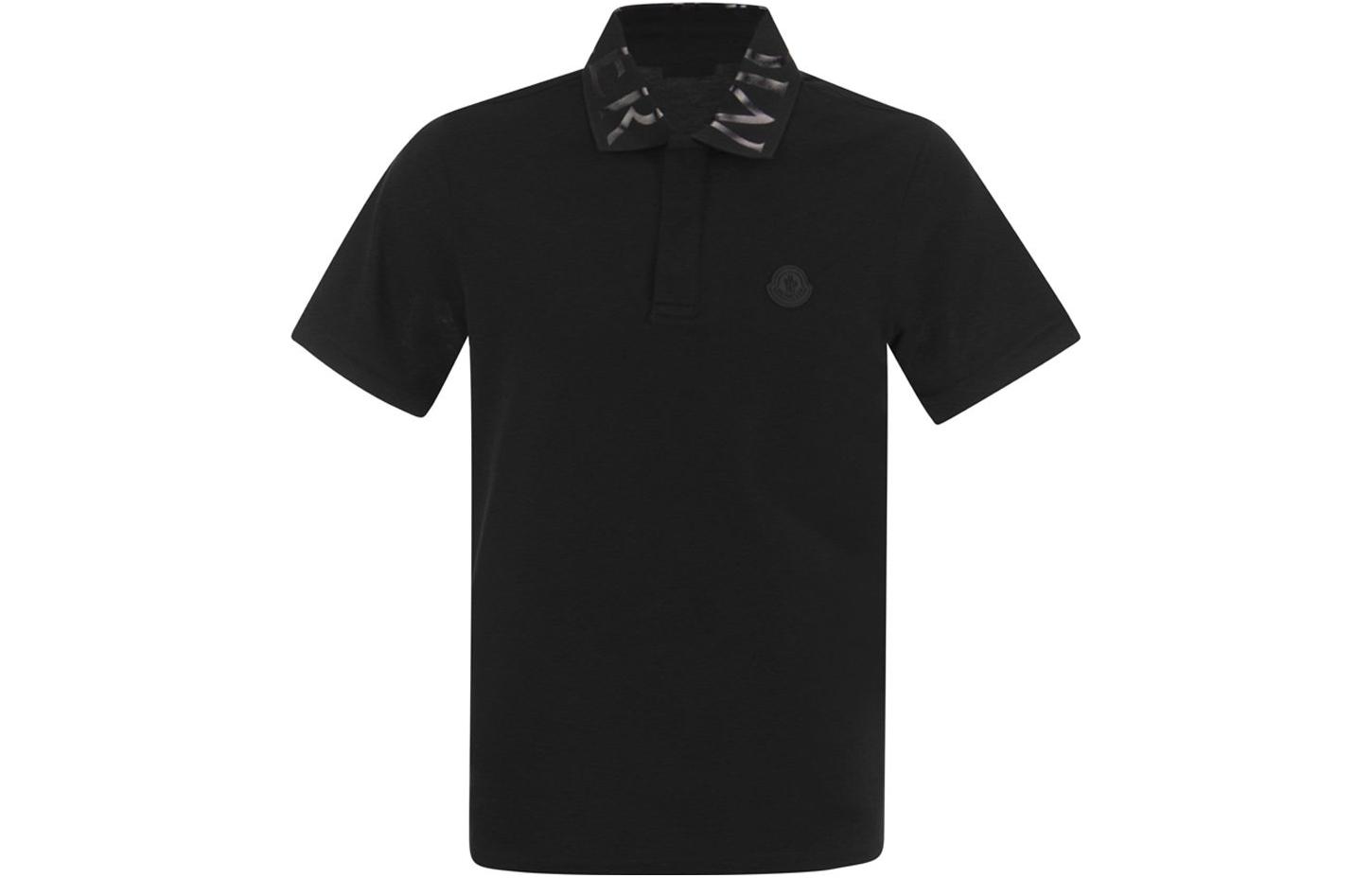 

Весна-Лето 2022 Поло Мужская Черная Moncler