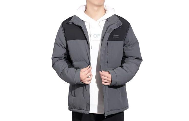 

Спортивная коллекция Life пуховик мужской серый Lining