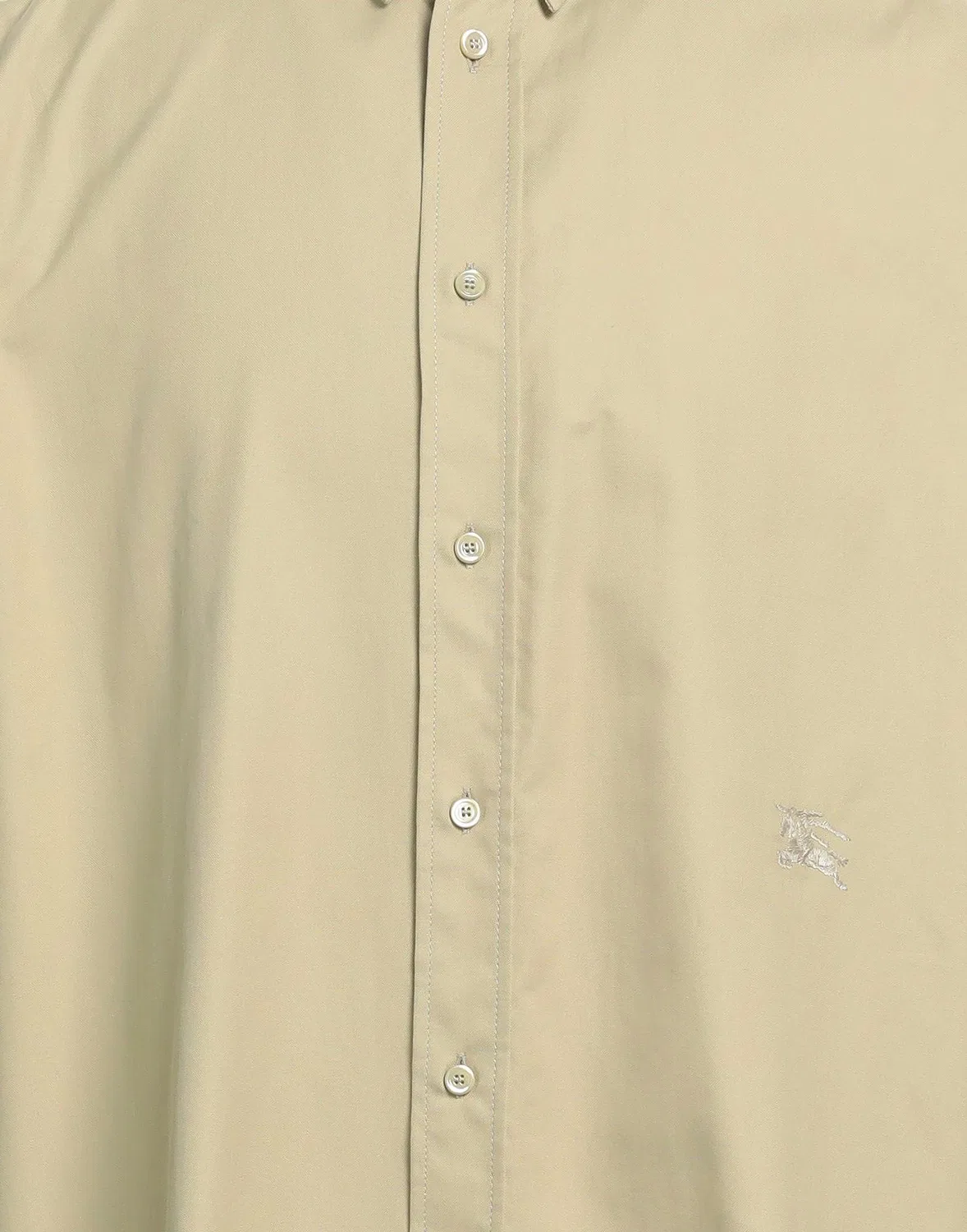 Рубашка мужская BURBERRY оксфорд, regular-fit, sage green — фото 4