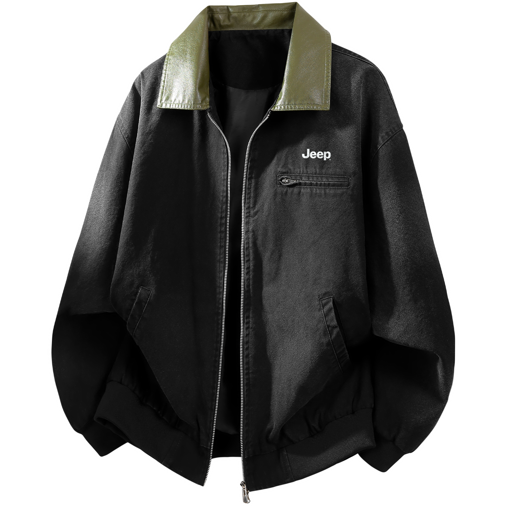 

Куртка Unisex Lapel Moderate Others Jeep, черный