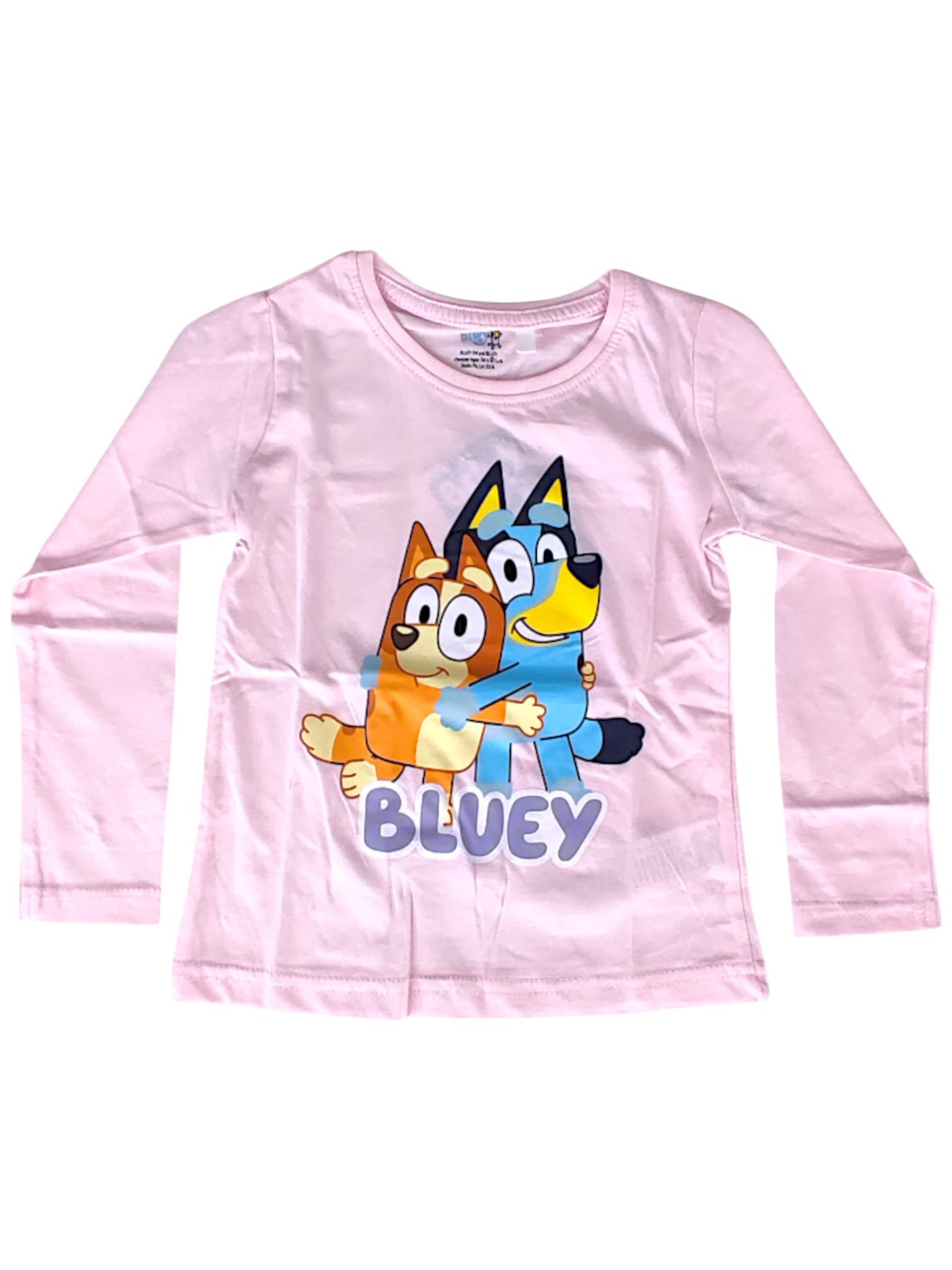 Лонгслив 'Bluey & Bingo' в цвете Rose