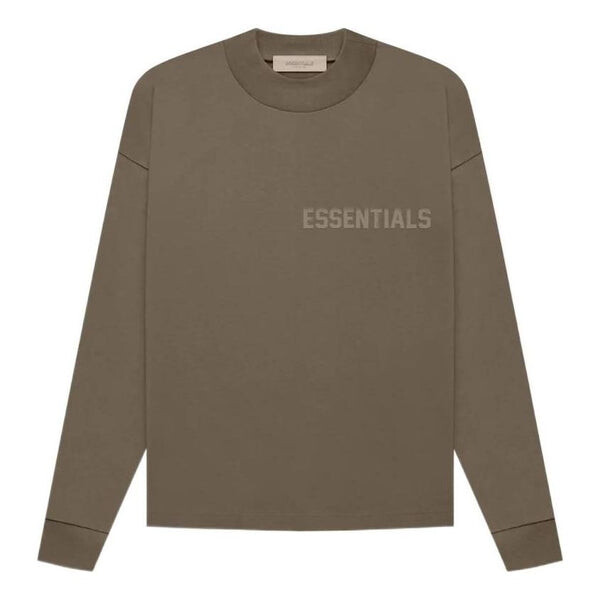 

Футболка Fear of God Essentials FW22 Long Sleeve Tee Wood, цвет wood