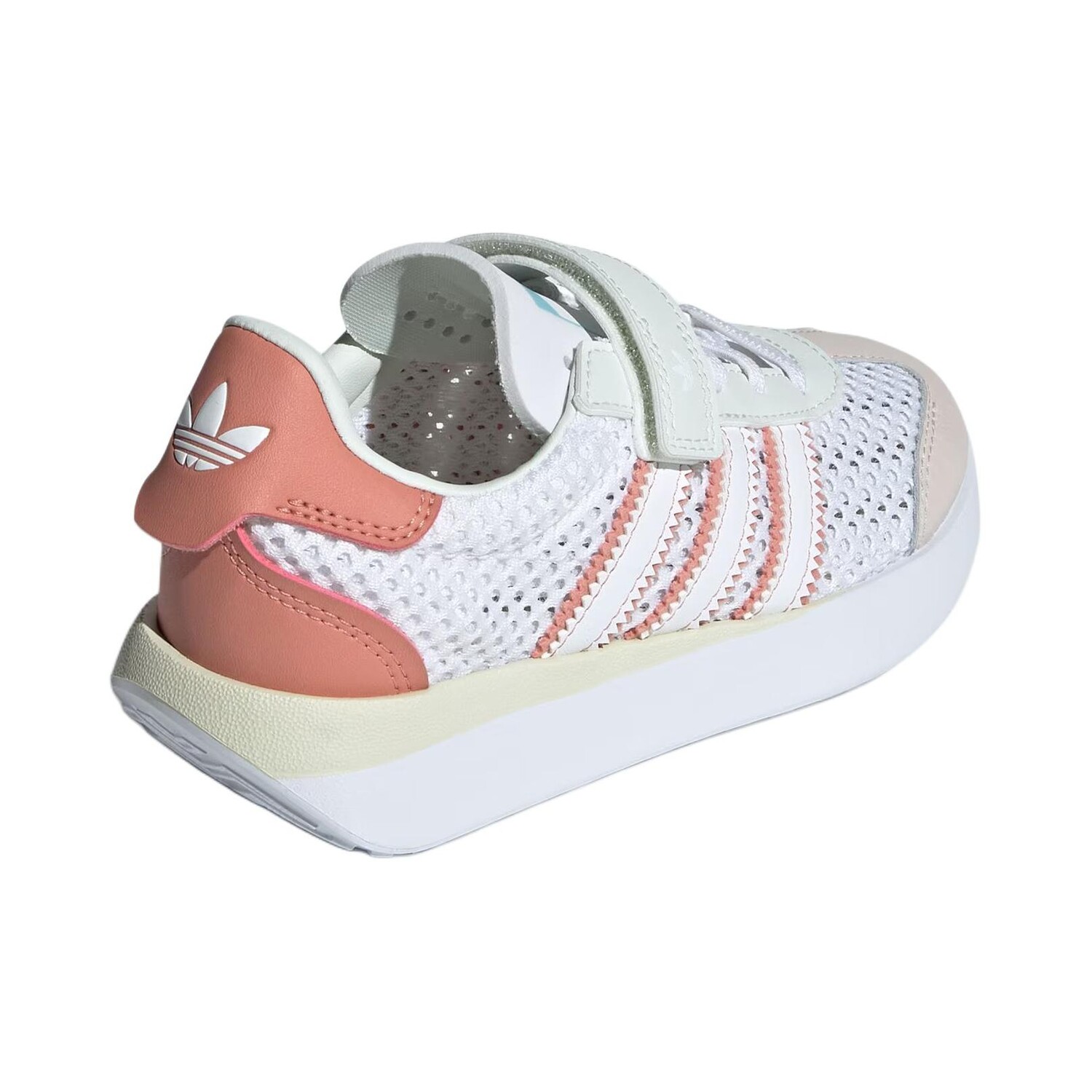 Кроссовки adidas originals COUNTRY Kids Lifestyle PS, White/earthy brown/purple pink — фото 3