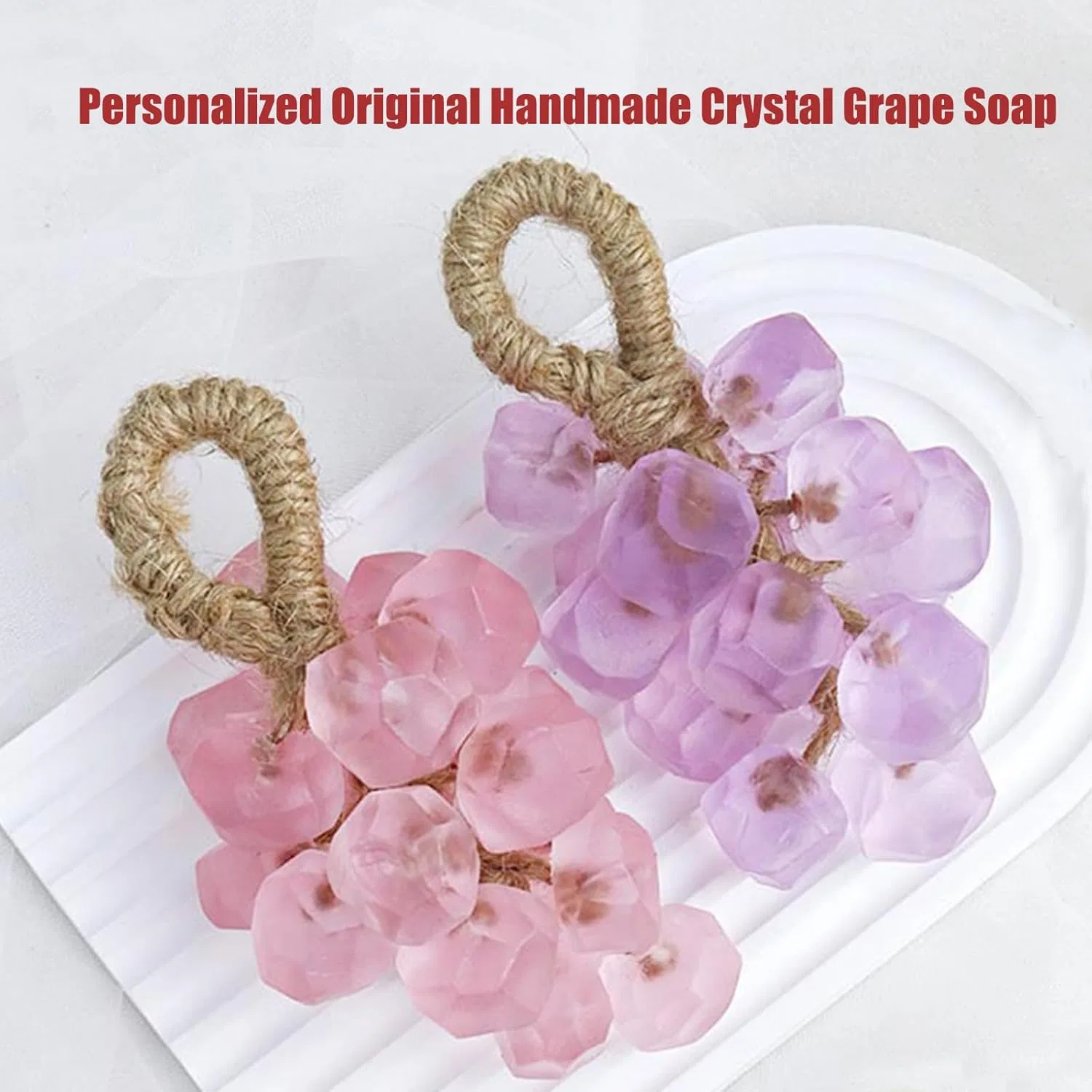 Мыло ручной работы Crystal Grape Soap на веревке с ароматом османтуса Generisch, Osmanthus — фото 2