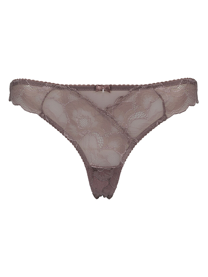 

Стринги LASCANA, серо коричневый
