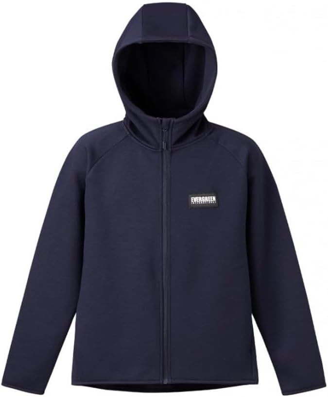 

EVERGREEN EG Легкая теплая толстовка на молнии, размер Medium, темно-синяя