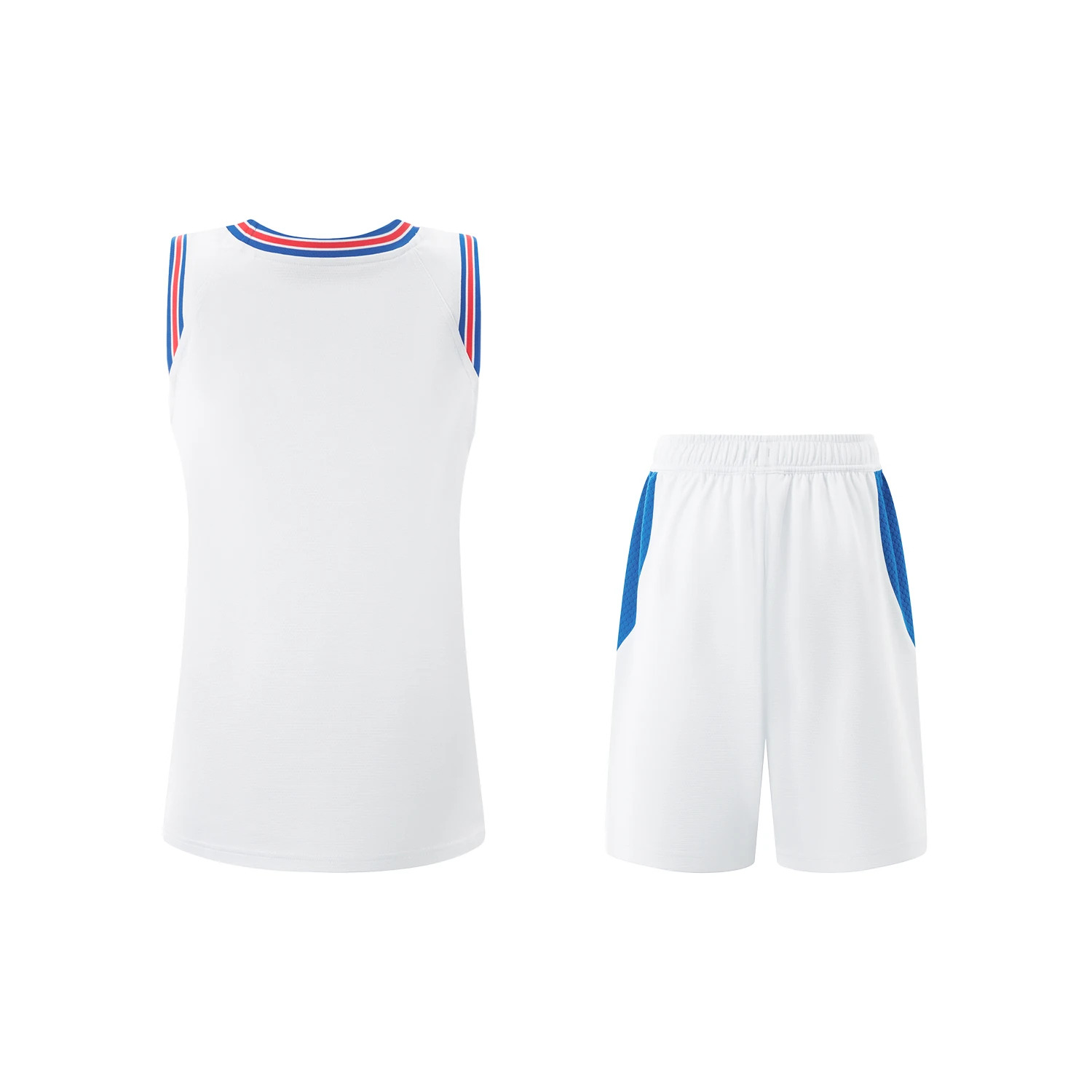 LINING YOUNG Повседневная спортивная одежда SS25 Standard White/Standard White & Space Blue для подростков — фото 3