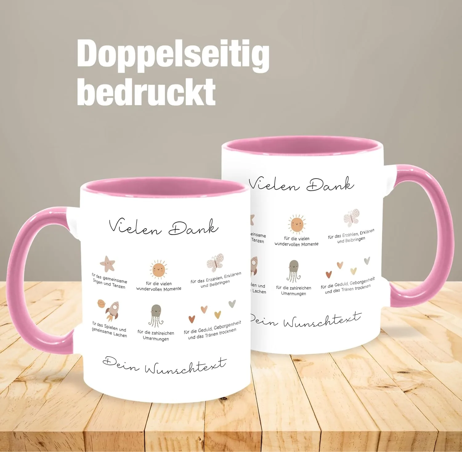Кружка 325 мл Thank You Educator Gift Geschenk mit Namen personalisiert by Shirtracer — фото 4