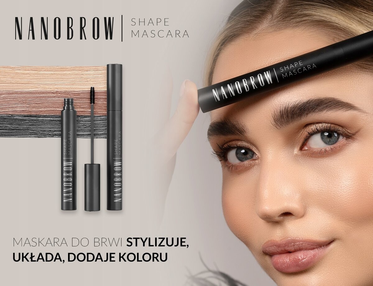 Nanobrow, Shape Mascara, Тушь для бровей, Светло-коричневый, 7мл — фото 3