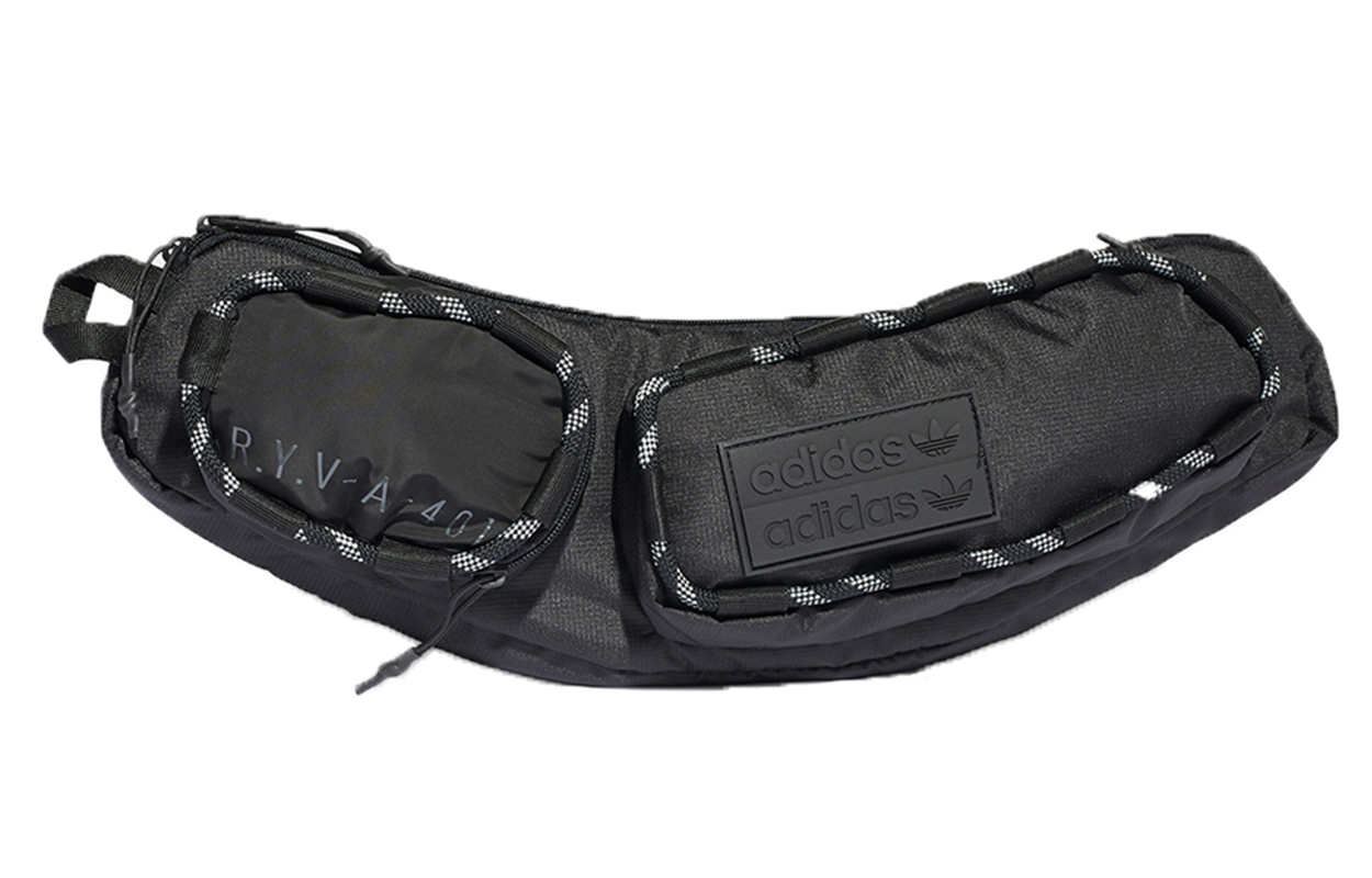 

Adidas Originals Чёрная поясная сумка из переработанного полиэстера Regular Unisex