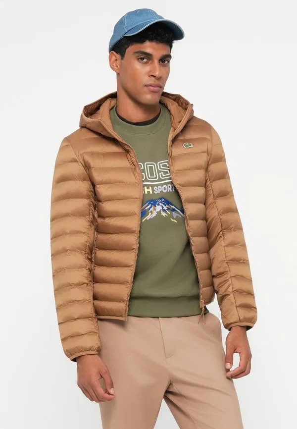 Зимняя куртка Lacoste, Dark Date Brown — фото 4