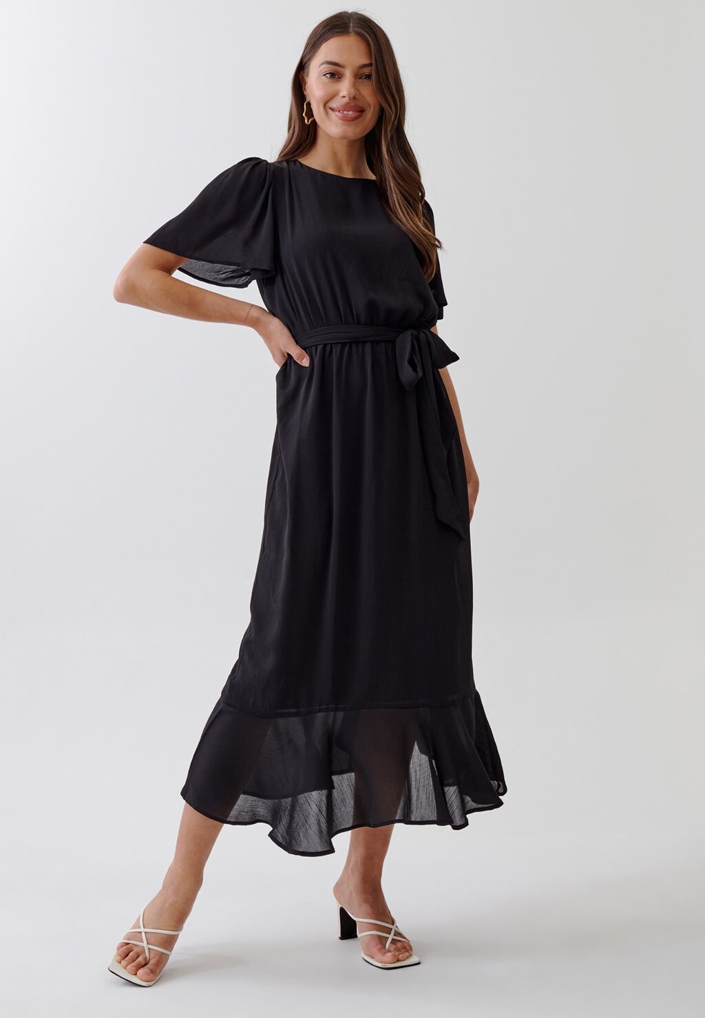 

Дневное платье CEILIA MIDI TUSSAH, цвет black