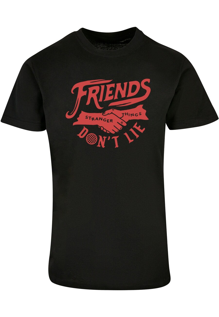 

Классическая футболка ABSOLUTE CULT Shirt Stranger Things - Friends Dont Lie, черный