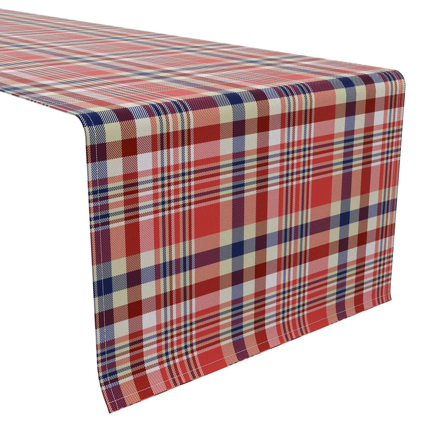 

Дорожка для стола, 100 % хлопок, 16x90 дюймов, клетка 15