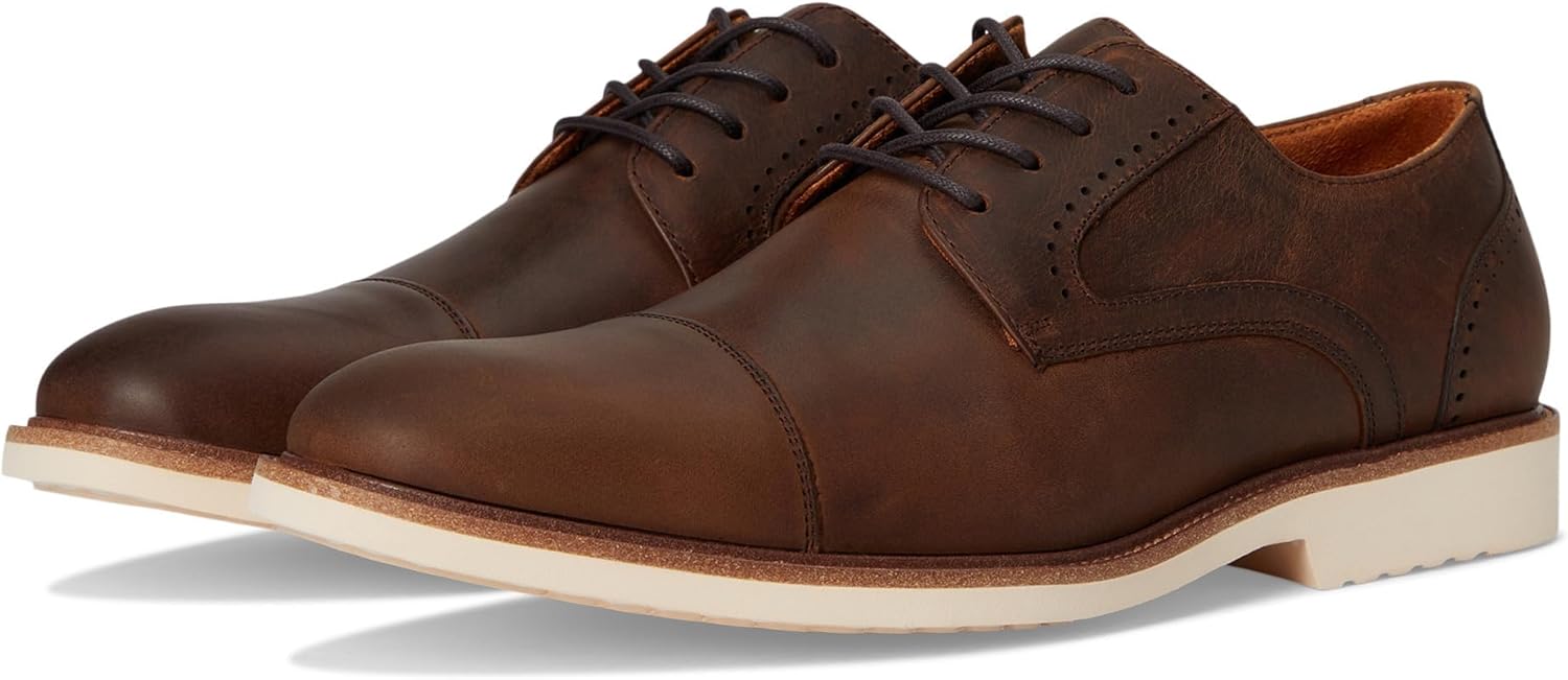 

Мужские кроссовки Stacy Adams Wesbridge с закругленным носком и шнуровкой, Brown Crazy Horse