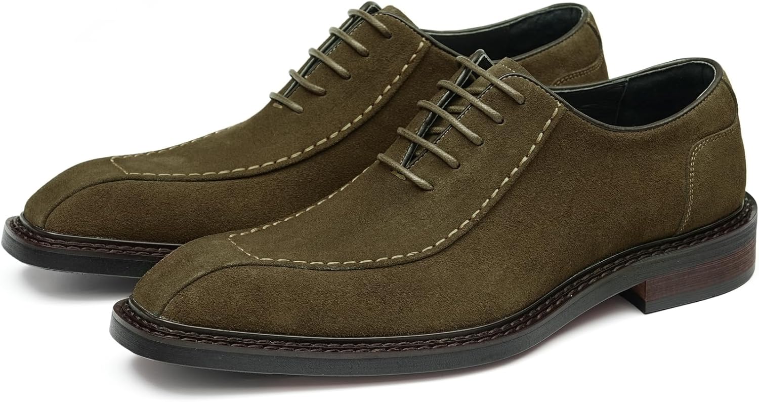 

Мужские кожаные оксфорды Neufboissee, хаки