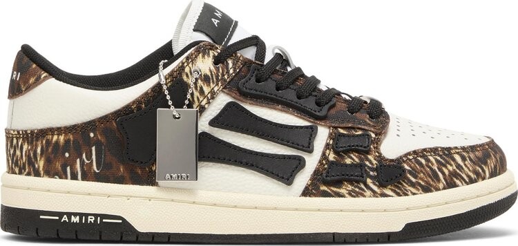 Кроссовки Amiri Wmns Skel Top Low 'Animal Print', белый