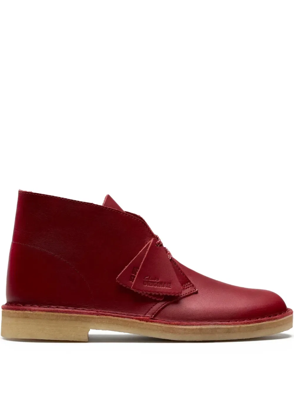 Ботинки-дезерты на шнуровке Clarks Originals, красный