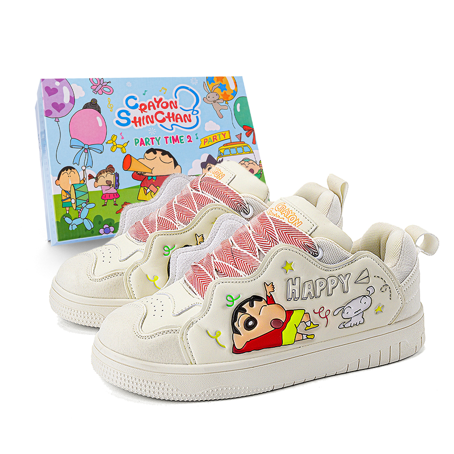 

Crayon Shinchan Скользоустойчивые дышащие низкие скейтерские кроссовки с эффектом увеличения роста унисекс Vanilla Ecru, цвет Vanilla Ecru