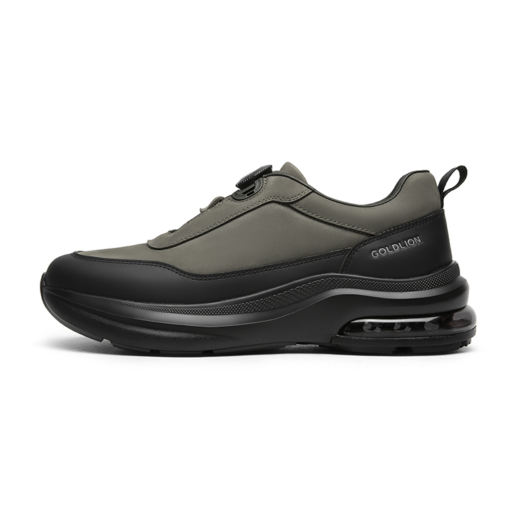 

GOLDLION Мужские повседневные кроссовки низкие серые черные, цвет Gray/Black