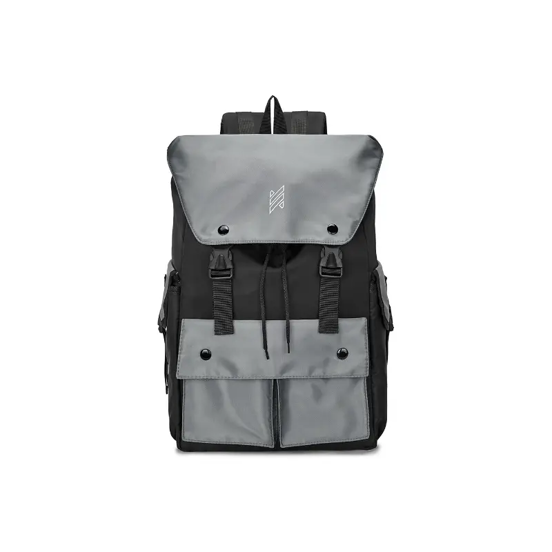 

NOMK Оксфордский рюкзак унисекс черный, Black Gray