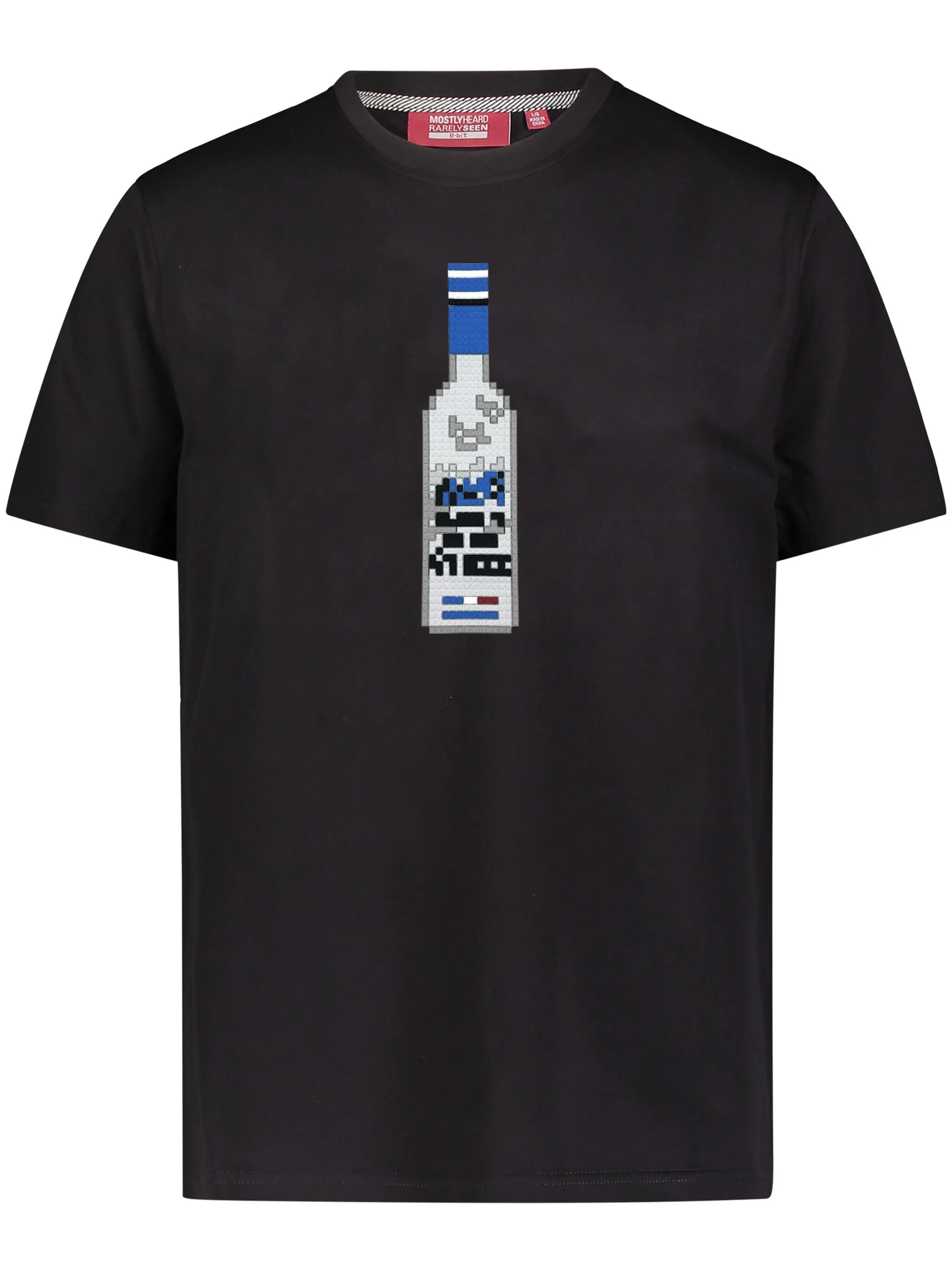 

Футболка с графичным принтом Mostly Heard Rarely Seen 8-Bit, черный