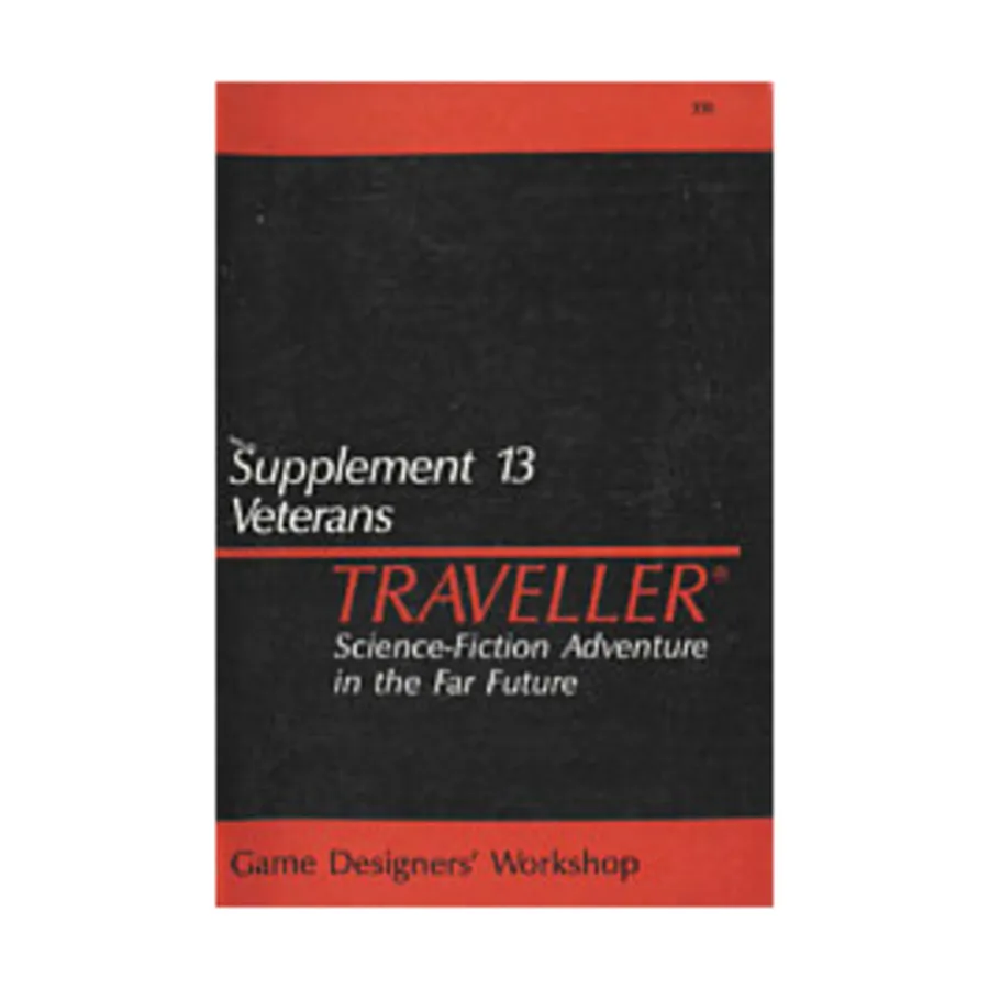 

Supplement #13 - Veterans, Traveller - Supplements (GDW), мягкая обложка