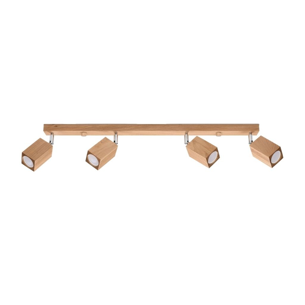 

Потолочный светильник KEKE 4 дуб 4xGU10 40Вт дерево 20x5x80см Sollux Lighting