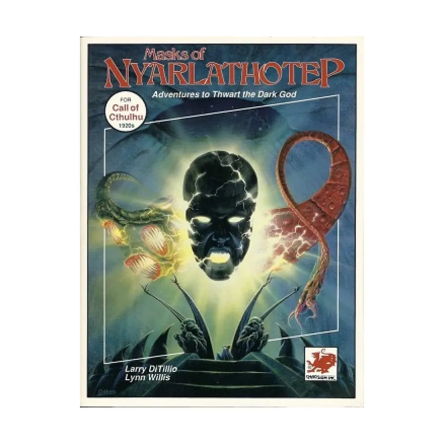 

Masks of Nyarlathotep (2nd Edition), Call of Cthulhu - Adventures & Modules (Chaosium 1st-5.5 Editions), мягкая обложка